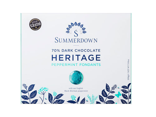 Summerdown Dark Chocolate Heritage Peppermint Fondants (180g) image 0